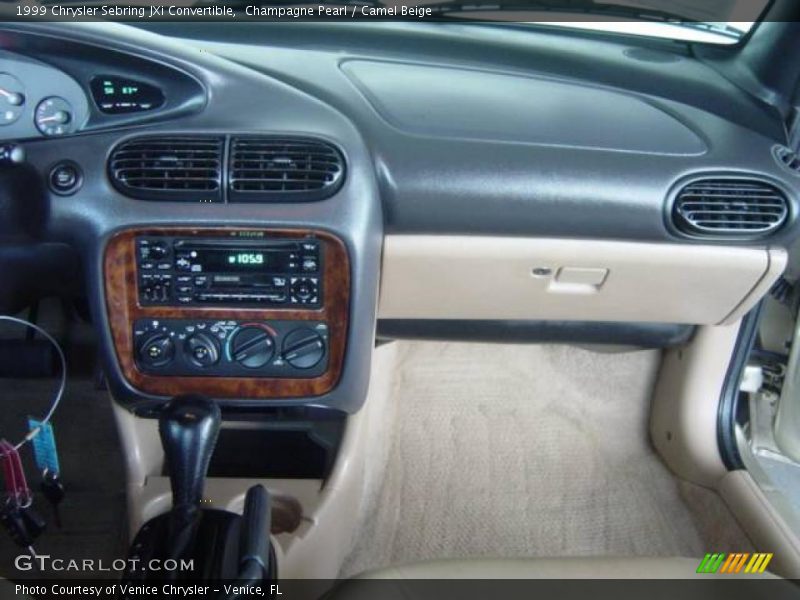 Champagne Pearl / Camel Beige 1999 Chrysler Sebring JXi Convertible