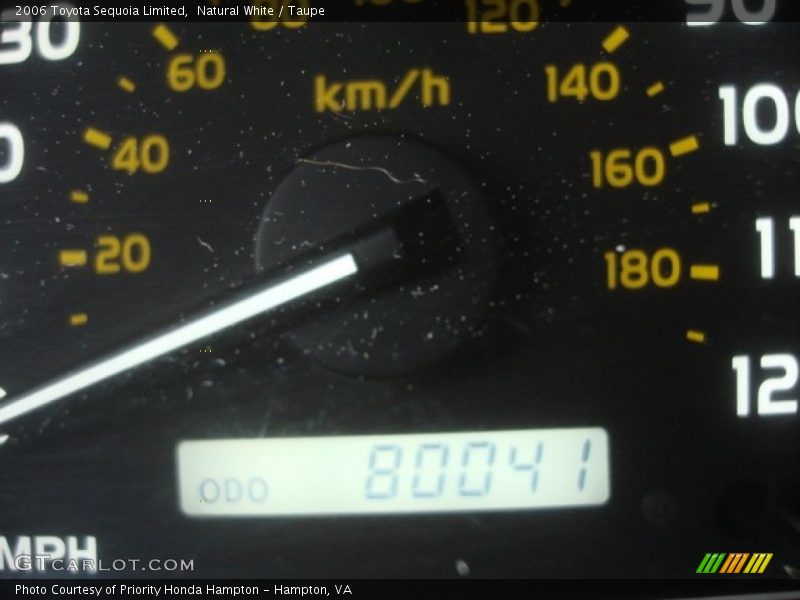 Natural White / Taupe 2006 Toyota Sequoia Limited