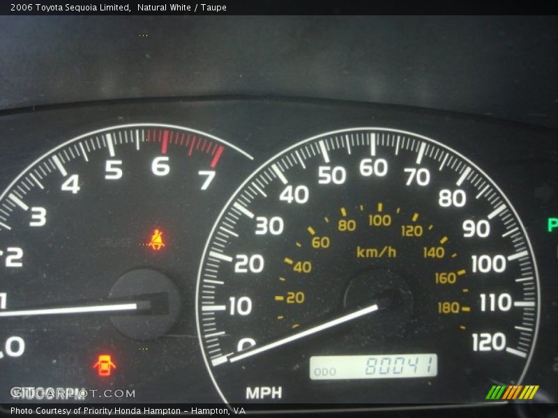 Natural White / Taupe 2006 Toyota Sequoia Limited