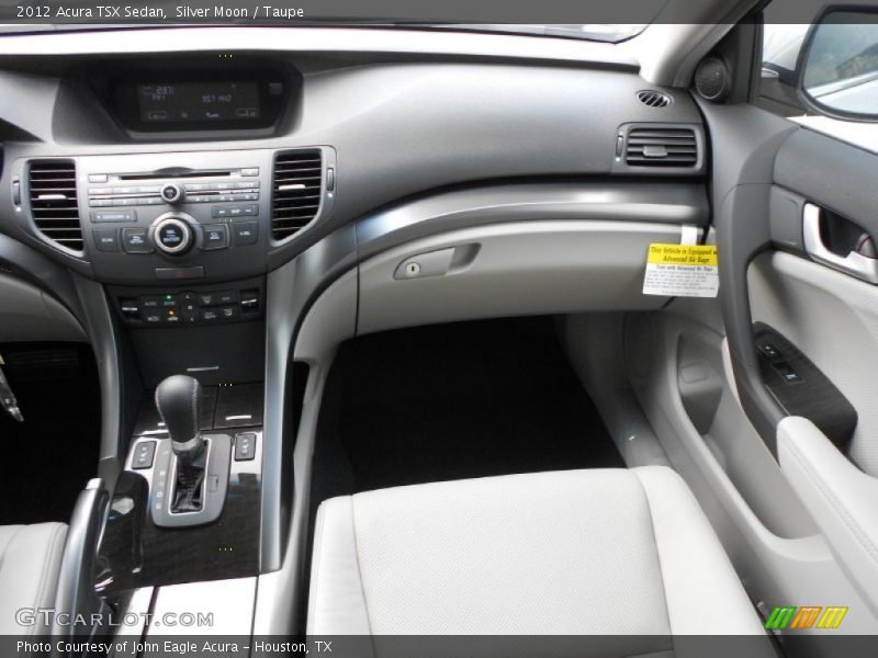 Silver Moon / Taupe 2012 Acura TSX Sedan