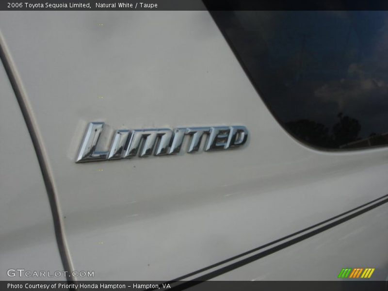Natural White / Taupe 2006 Toyota Sequoia Limited
