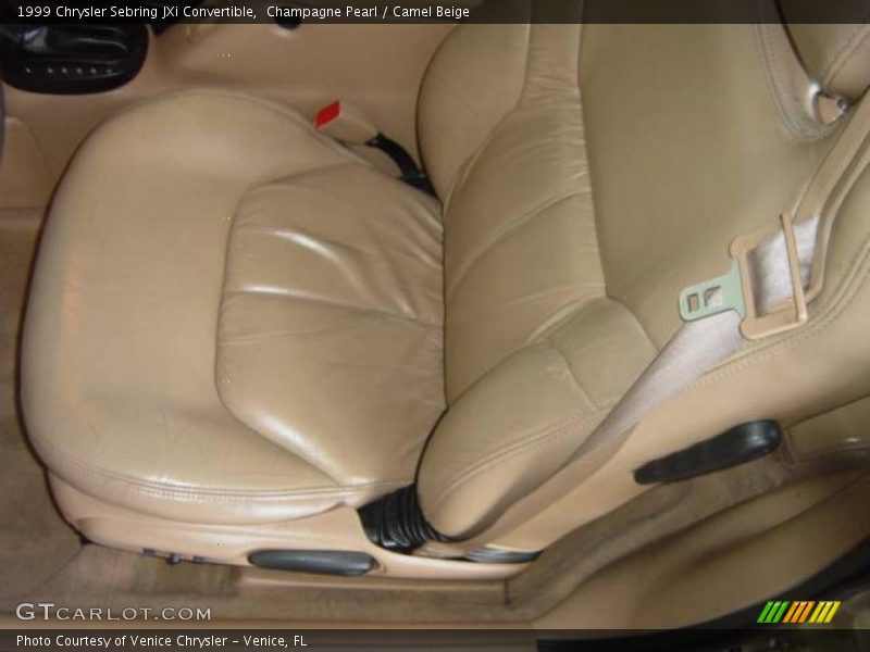 Champagne Pearl / Camel Beige 1999 Chrysler Sebring JXi Convertible