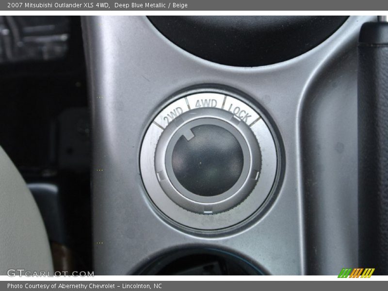 Deep Blue Metallic / Beige 2007 Mitsubishi Outlander XLS 4WD