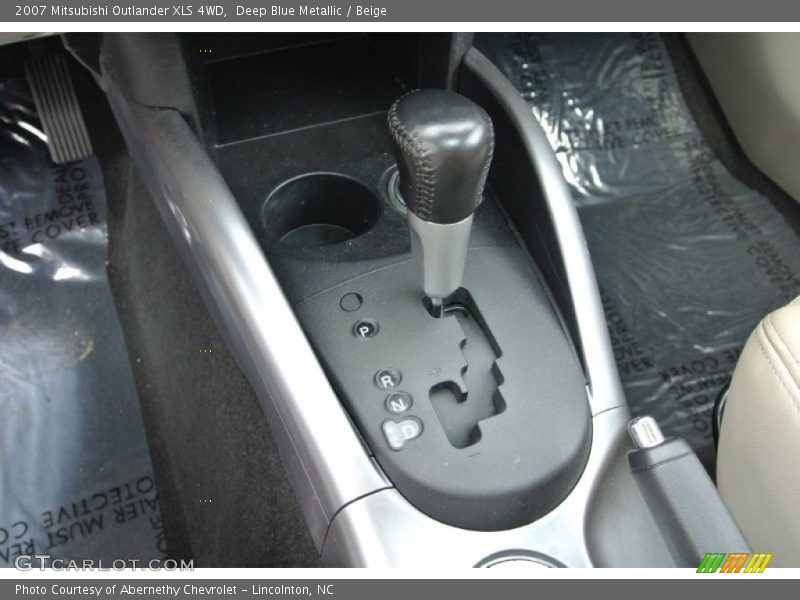 Deep Blue Metallic / Beige 2007 Mitsubishi Outlander XLS 4WD