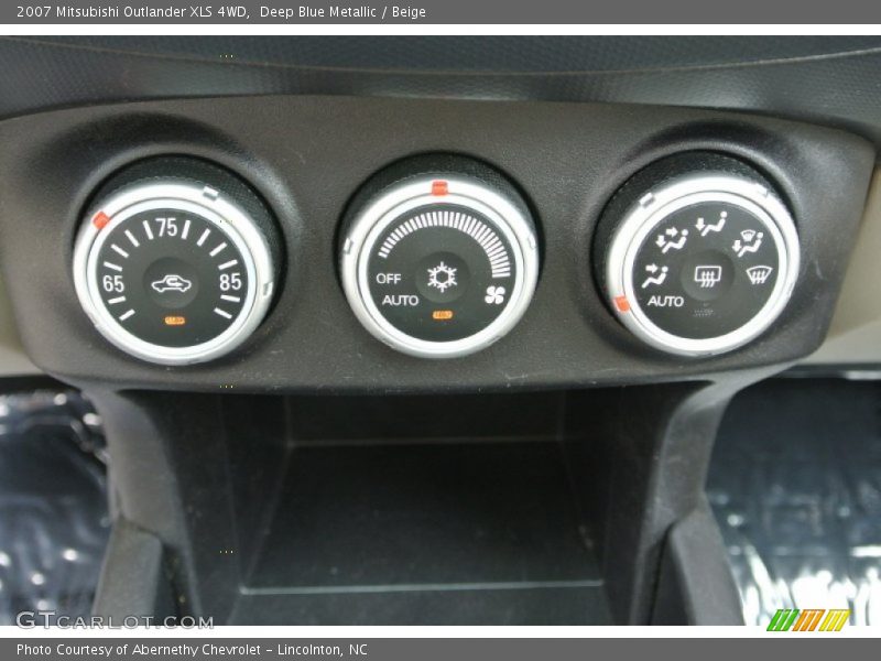 Deep Blue Metallic / Beige 2007 Mitsubishi Outlander XLS 4WD
