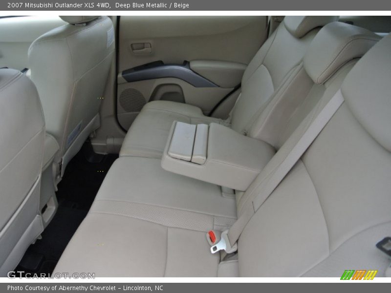 Deep Blue Metallic / Beige 2007 Mitsubishi Outlander XLS 4WD