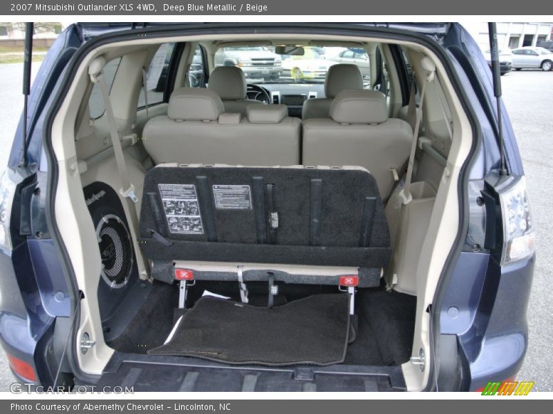 Deep Blue Metallic / Beige 2007 Mitsubishi Outlander XLS 4WD