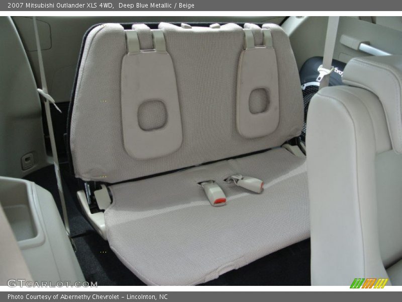 Deep Blue Metallic / Beige 2007 Mitsubishi Outlander XLS 4WD