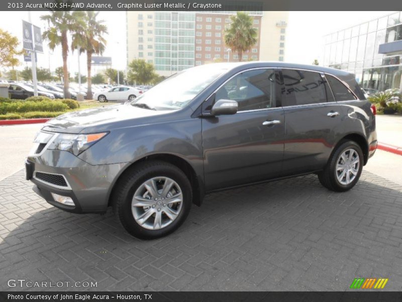 Graphite Luster Metallic / Graystone 2013 Acura MDX SH-AWD Advance