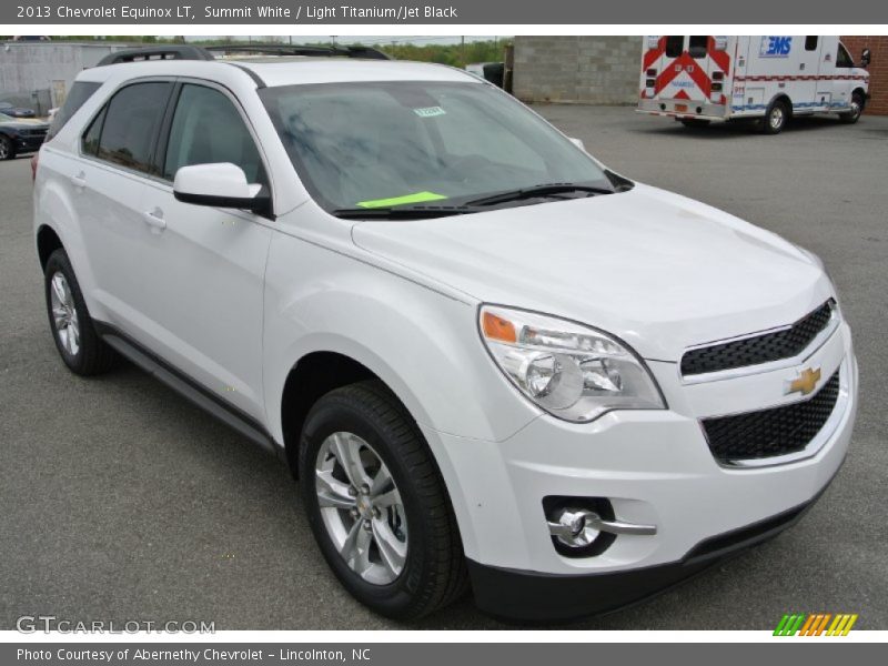 Summit White / Light Titanium/Jet Black 2013 Chevrolet Equinox LT