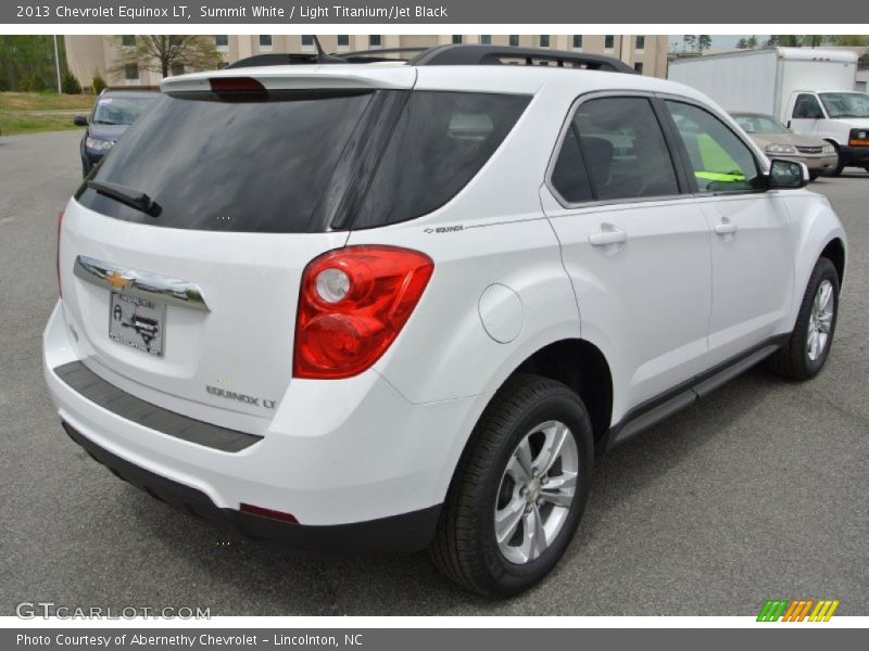 Summit White / Light Titanium/Jet Black 2013 Chevrolet Equinox LT
