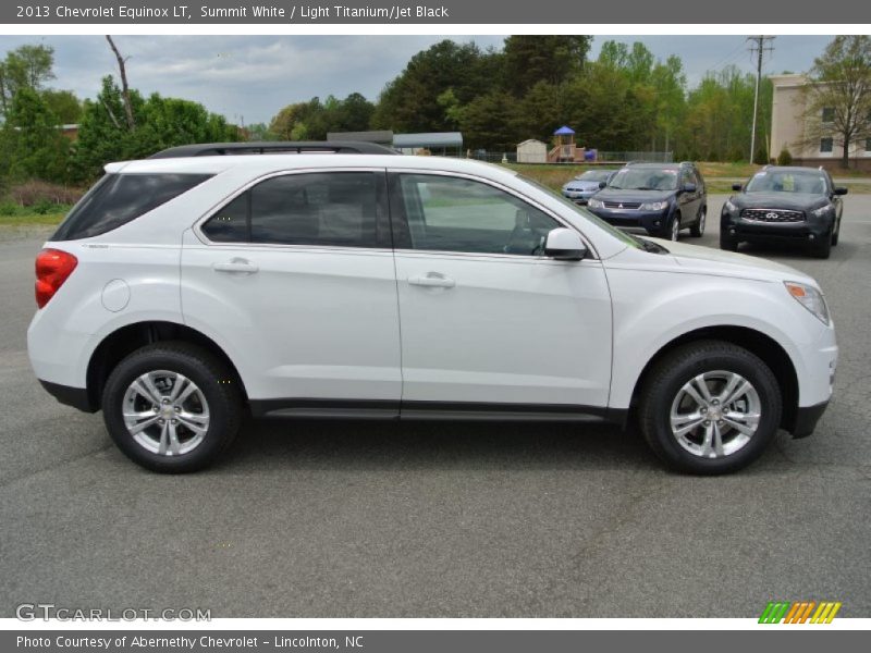 Summit White / Light Titanium/Jet Black 2013 Chevrolet Equinox LT