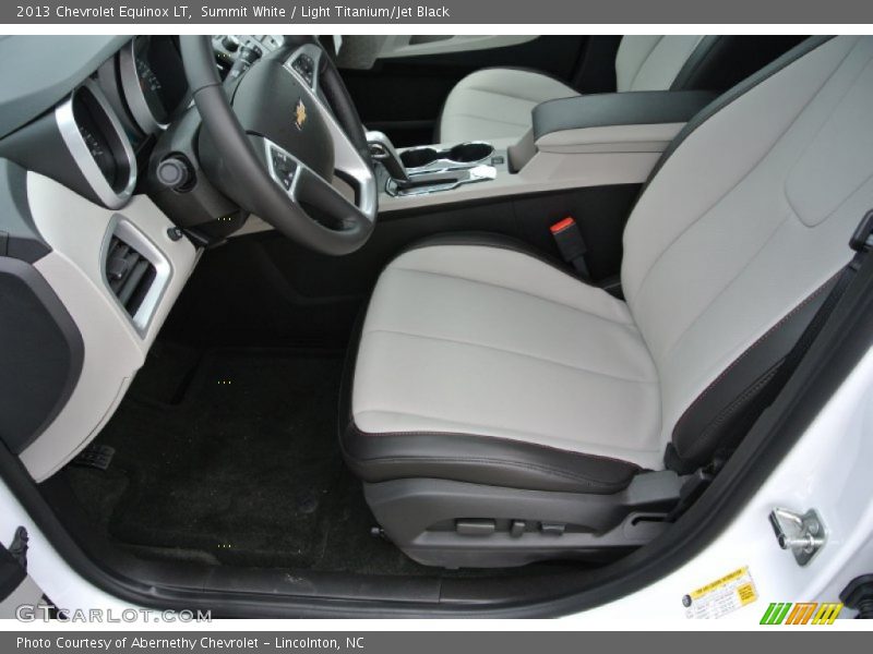 Summit White / Light Titanium/Jet Black 2013 Chevrolet Equinox LT