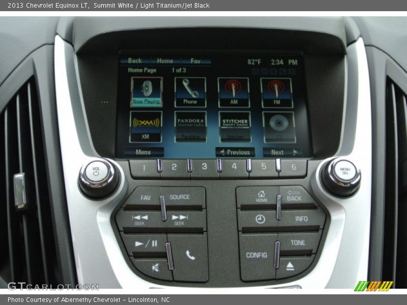 Summit White / Light Titanium/Jet Black 2013 Chevrolet Equinox LT