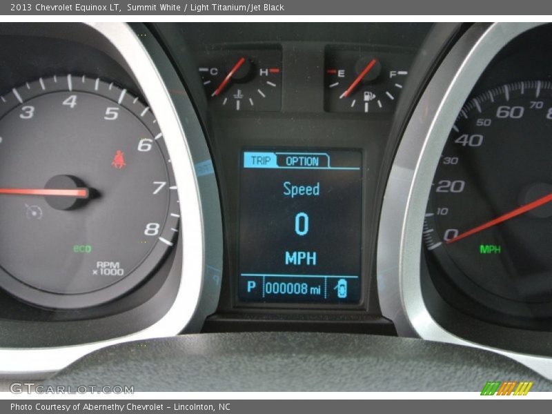 Summit White / Light Titanium/Jet Black 2013 Chevrolet Equinox LT