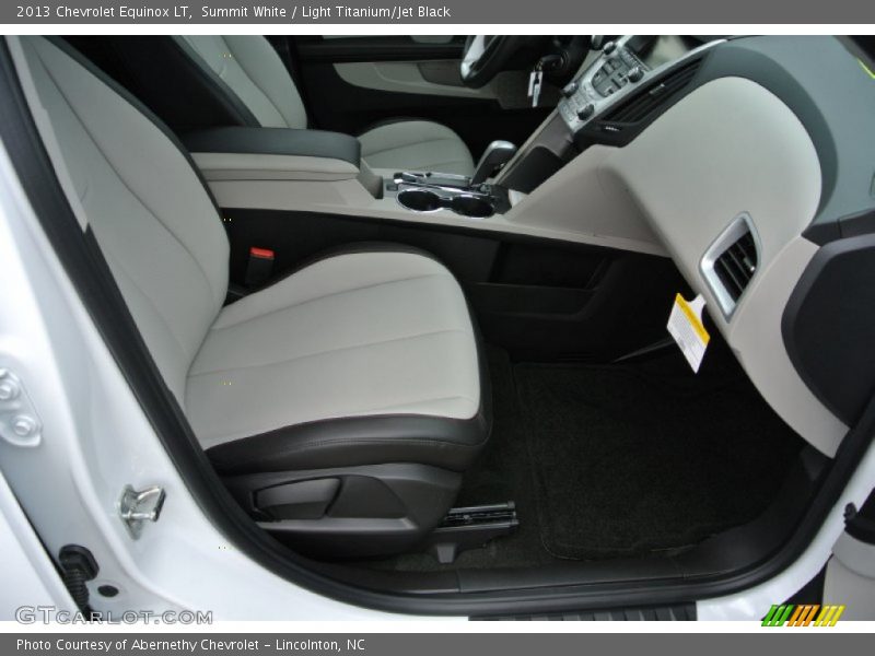 Summit White / Light Titanium/Jet Black 2013 Chevrolet Equinox LT