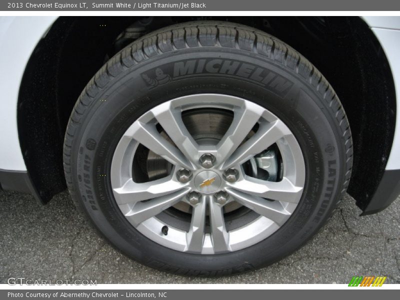 Summit White / Light Titanium/Jet Black 2013 Chevrolet Equinox LT