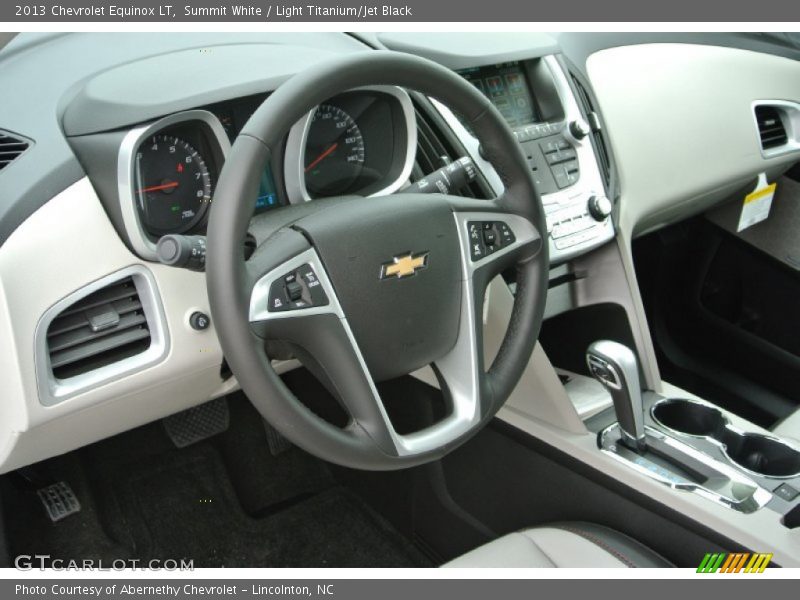 Summit White / Light Titanium/Jet Black 2013 Chevrolet Equinox LT