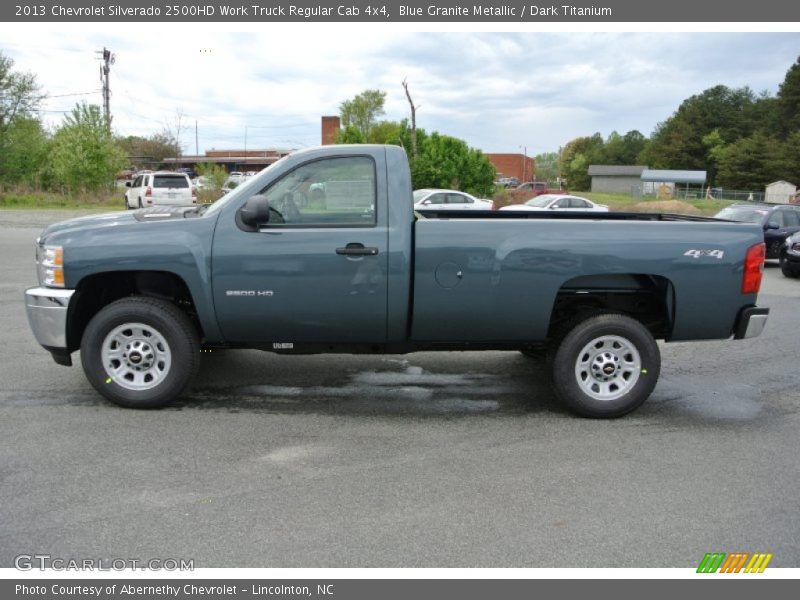  2013 Silverado 2500HD Work Truck Regular Cab 4x4 Blue Granite Metallic