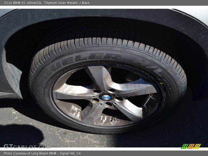 Titanium Silver Metallic / Black 2010 BMW X5 xDrive30i