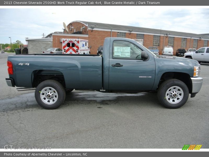 Blue Granite Metallic / Dark Titanium 2013 Chevrolet Silverado 2500HD Work Truck Regular Cab 4x4