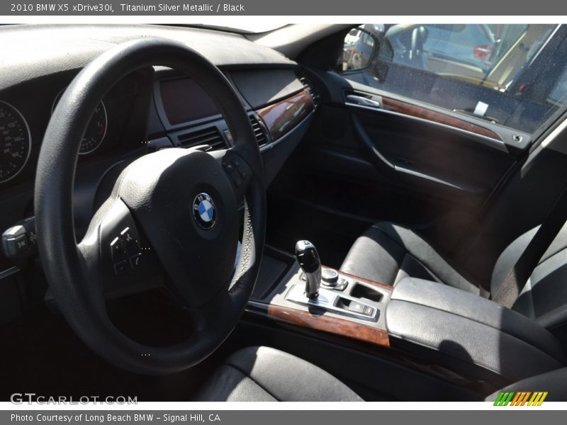 Titanium Silver Metallic / Black 2010 BMW X5 xDrive30i