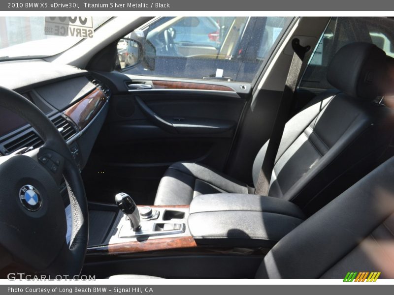 Titanium Silver Metallic / Black 2010 BMW X5 xDrive30i