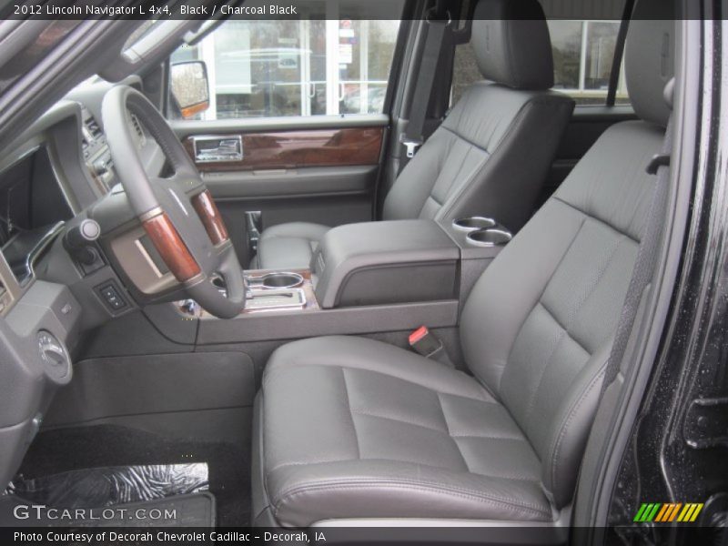  2012 Navigator L 4x4 Charcoal Black Interior