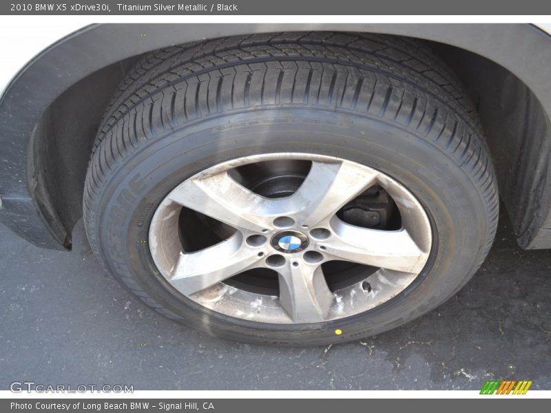 Titanium Silver Metallic / Black 2010 BMW X5 xDrive30i