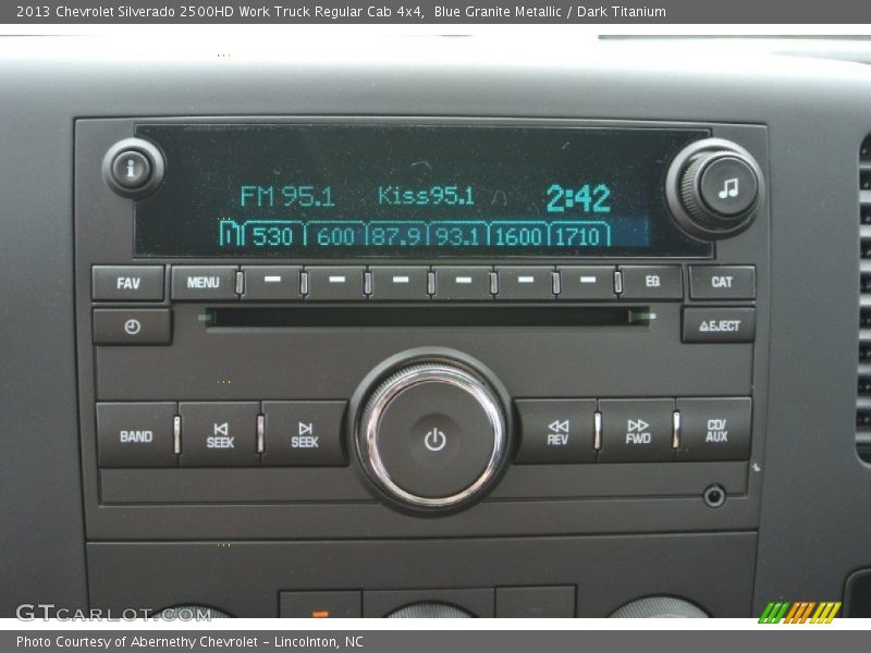 Blue Granite Metallic / Dark Titanium 2013 Chevrolet Silverado 2500HD Work Truck Regular Cab 4x4