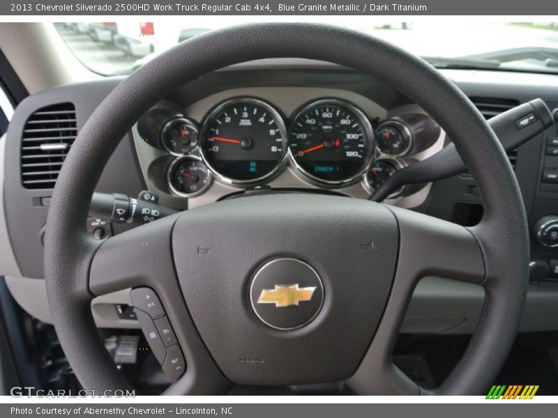 Blue Granite Metallic / Dark Titanium 2013 Chevrolet Silverado 2500HD Work Truck Regular Cab 4x4