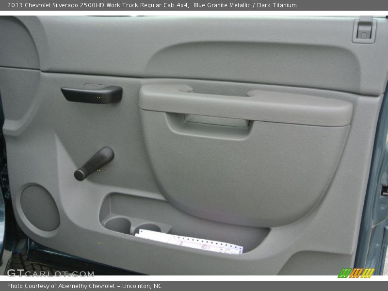 Blue Granite Metallic / Dark Titanium 2013 Chevrolet Silverado 2500HD Work Truck Regular Cab 4x4