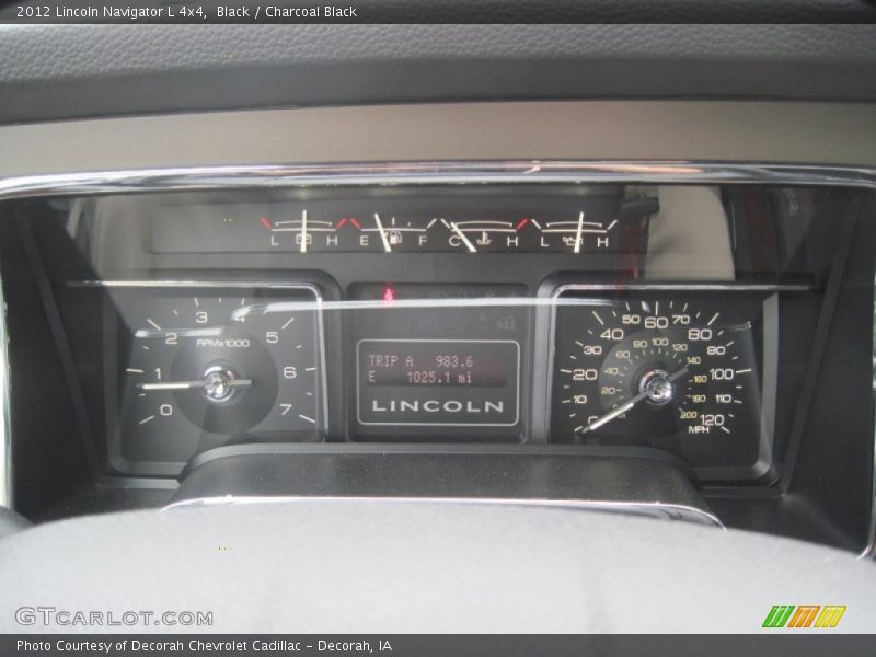  2012 Navigator L 4x4 L 4x4 Gauges