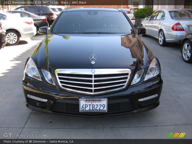 Black / AMG Black 2011 Mercedes-Benz E 63 AMG Sedan