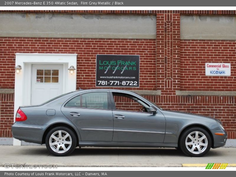Flint Grey Metallic / Black 2007 Mercedes-Benz E 350 4Matic Sedan