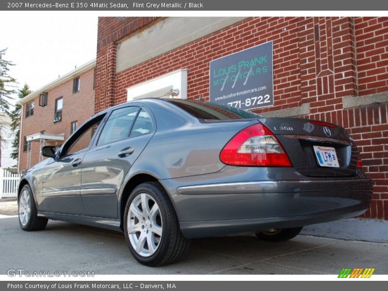 Flint Grey Metallic / Black 2007 Mercedes-Benz E 350 4Matic Sedan