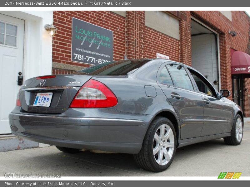 Flint Grey Metallic / Black 2007 Mercedes-Benz E 350 4Matic Sedan