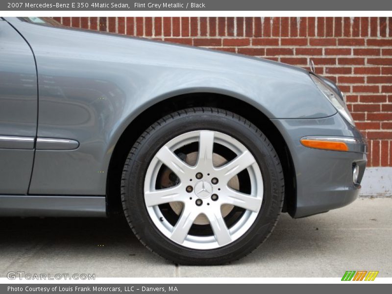 Flint Grey Metallic / Black 2007 Mercedes-Benz E 350 4Matic Sedan