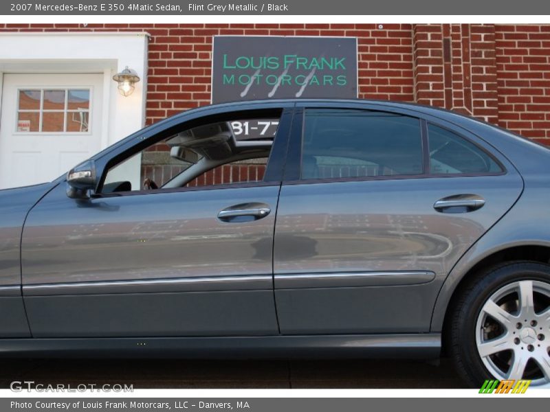 Flint Grey Metallic / Black 2007 Mercedes-Benz E 350 4Matic Sedan