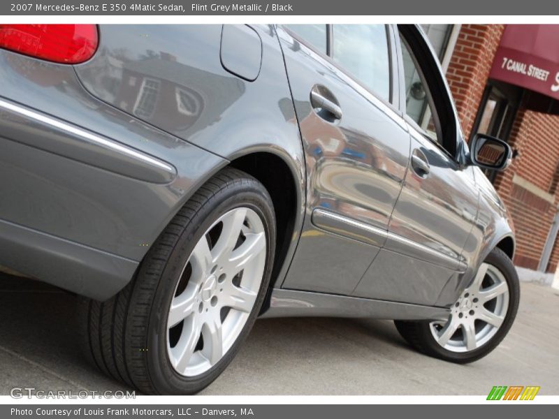 Flint Grey Metallic / Black 2007 Mercedes-Benz E 350 4Matic Sedan