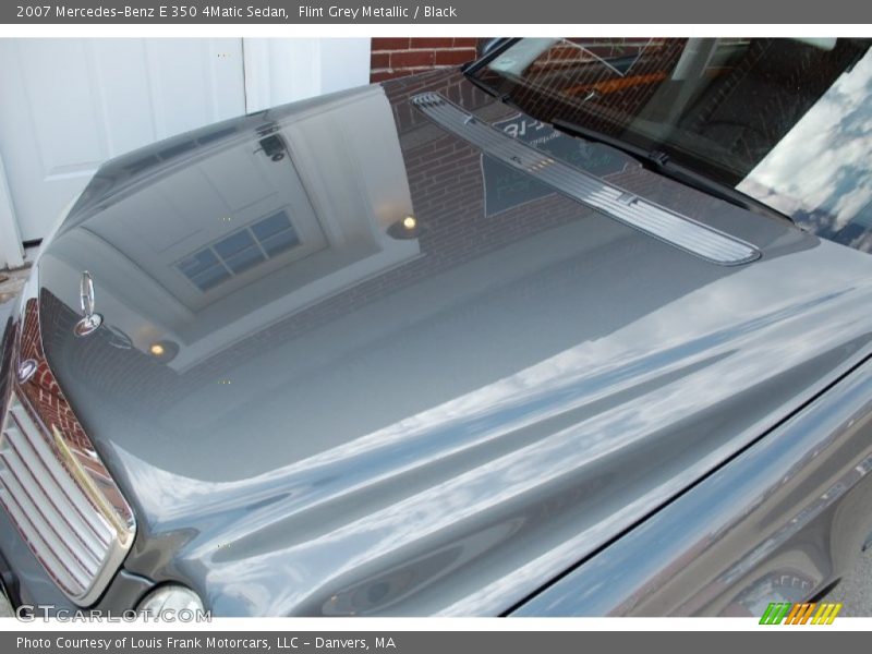 Flint Grey Metallic / Black 2007 Mercedes-Benz E 350 4Matic Sedan
