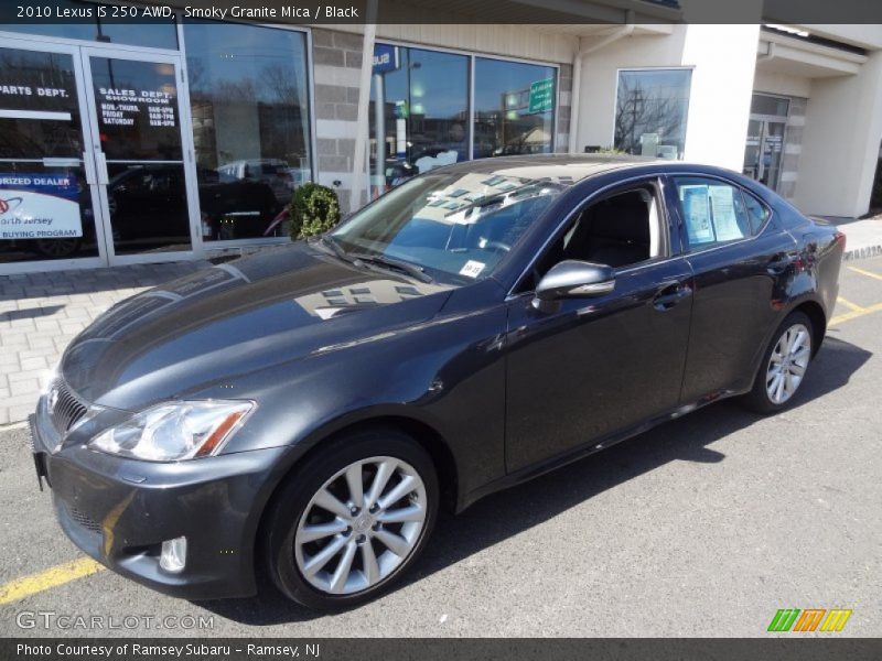 Smoky Granite Mica / Black 2010 Lexus IS 250 AWD