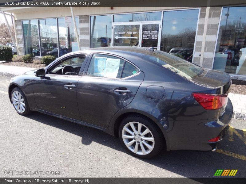 Smoky Granite Mica / Black 2010 Lexus IS 250 AWD