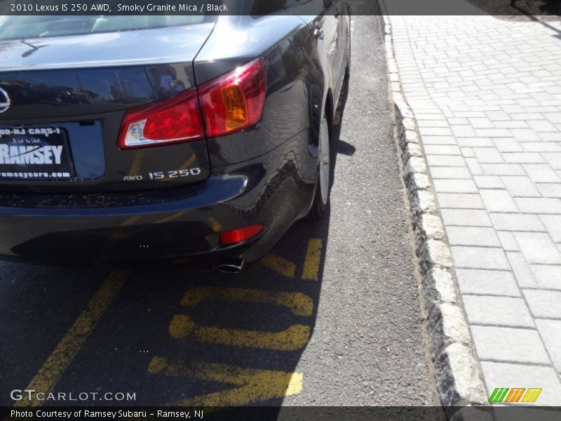 Smoky Granite Mica / Black 2010 Lexus IS 250 AWD