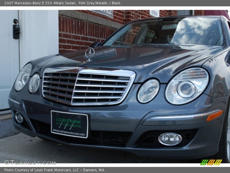 Flint Grey Metallic / Black 2007 Mercedes-Benz E 350 4Matic Sedan