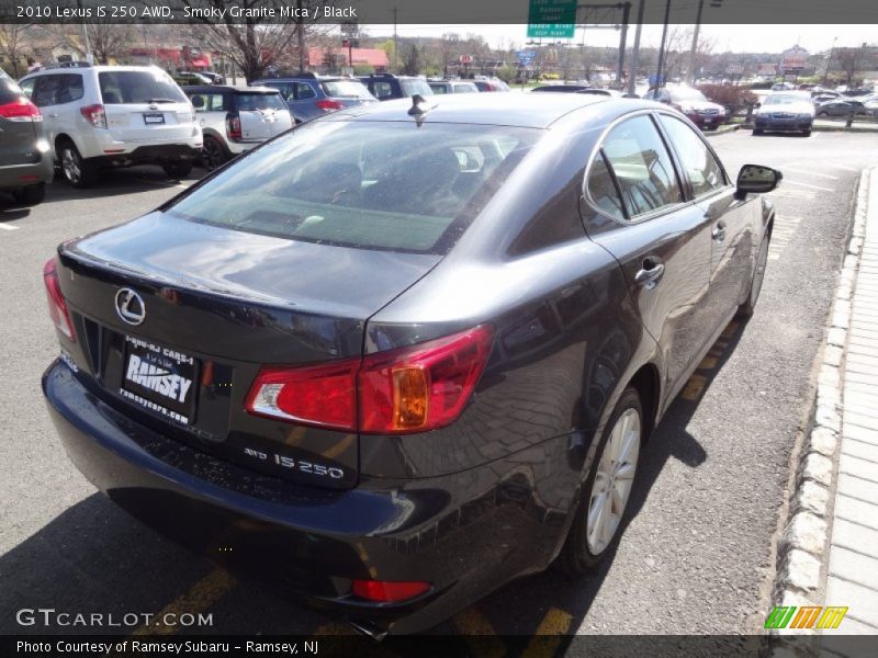 Smoky Granite Mica / Black 2010 Lexus IS 250 AWD