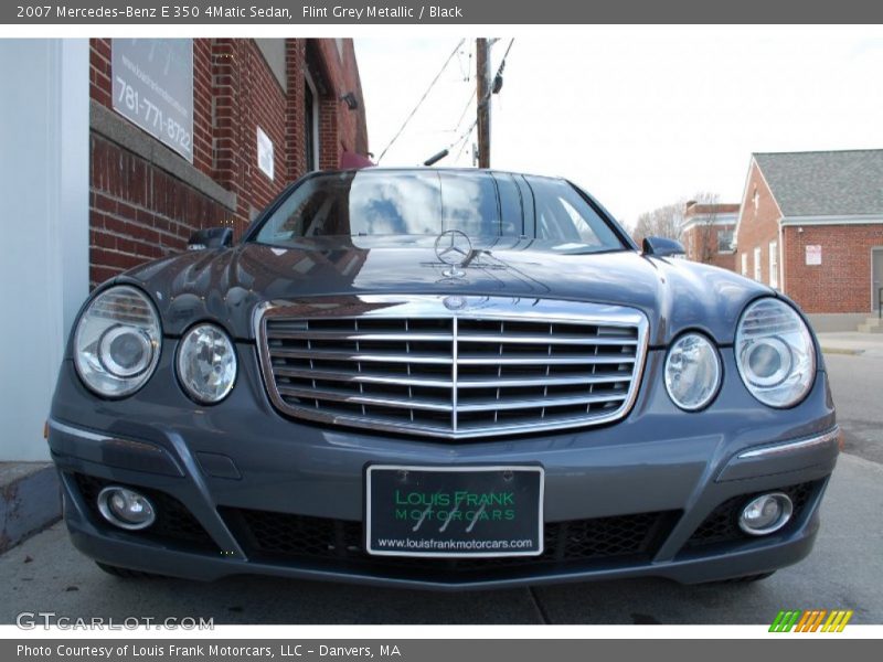 Flint Grey Metallic / Black 2007 Mercedes-Benz E 350 4Matic Sedan