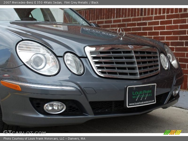 Flint Grey Metallic / Black 2007 Mercedes-Benz E 350 4Matic Sedan