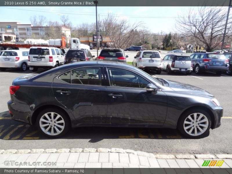 Smoky Granite Mica / Black 2010 Lexus IS 250 AWD