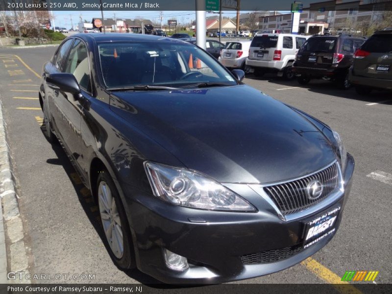 Smoky Granite Mica / Black 2010 Lexus IS 250 AWD